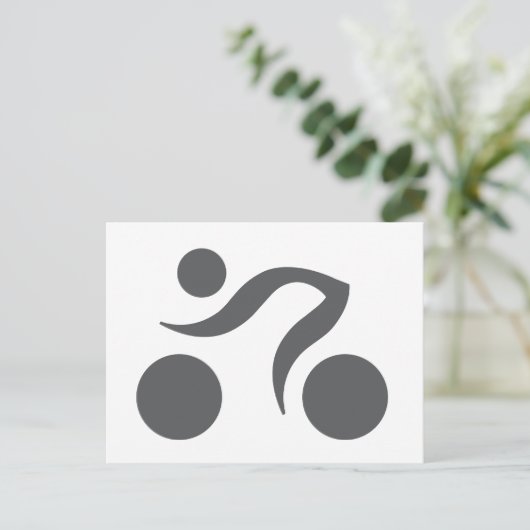 Cycler Freak Postkarte (Stehend Vorderseite)