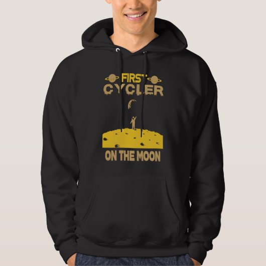 Cycler On The Moon Hoodie (Vorderseite)