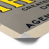 Cycles Alphonse Thomann Bicycle Poster (Ecke)