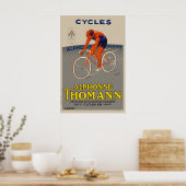 Cycles Alphonse Thomann Bicycle Poster (Küche)