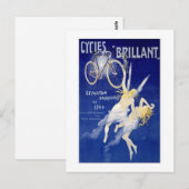 Cycles Brillant Postkarte (Vorne/Hinten)