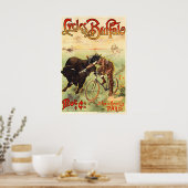 Cycles Buffalo Vintage Fahrradposter Poster (Küche)