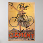 Cycles Clement Paris Poster (Vorne)