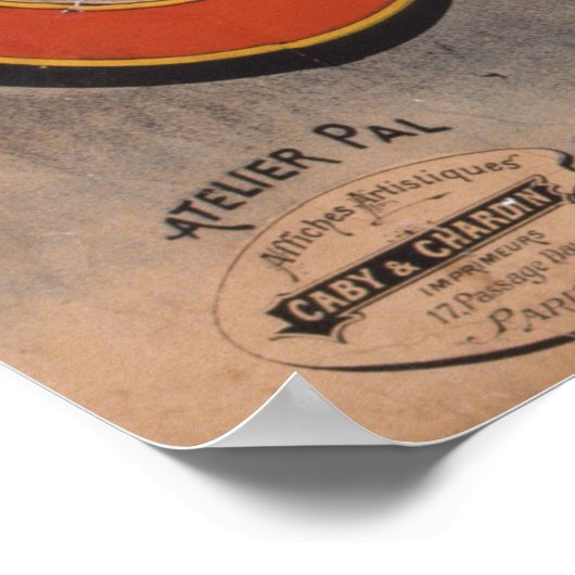 Cycles Clement Paris Poster (Ecke)