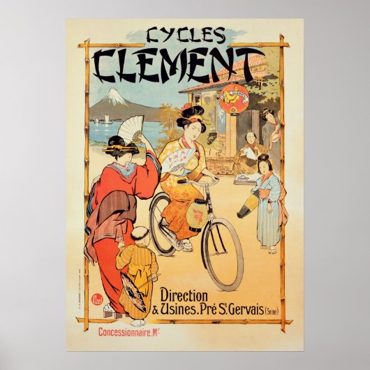 Cycles Clement Pre Saint-Gervais Poster (Vorne)