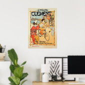 Cycles Clement Pre Saint-Gervais Poster (Heimbüro)