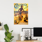 Cycles Cleveland Vintage Plakat (Heimbüro)
