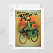 "Cycles de La Metropole", Marie & Co. (Farblith Postkarte (Vorne/Hinten)