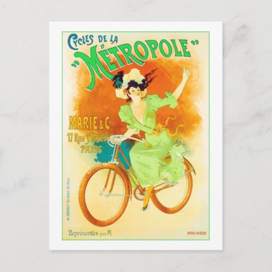 Cycles de la Metropole Postkarte (Vorderseite)