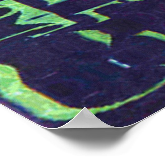 Cycles Gladiator Reflektion in Time French Cycling Poster (Ecke)