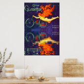 Cycles Gladiator Reflexion in der Zeit Französisch Poster (Küche)