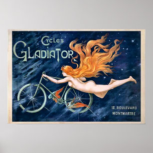 Cycles Gladiator von Georges Massias Bike Bicycle Poster