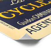 Cycles Guyot Vintage Bicycle Poster (Ecke)