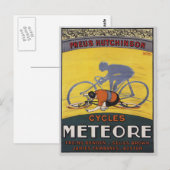 CYCLES METEORE POSTKARTE (Vorne/Hinten)