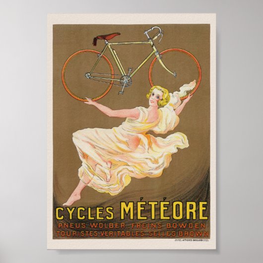 Cycles Météore Vintage Poster 1926 (Vorne)