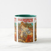 Cycles Perfecta, Alphonse Mucha Art Nouveau Tasse (Zentrum)