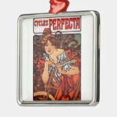 Cycles Perfecta Silbernes Ornament (Links)