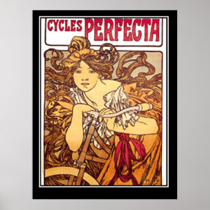 Cycles Perfecta Vintag Advertising Poster