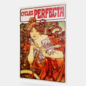 Cycles Perfecta von Alphonse Mucha Acrylschild (Winkel)