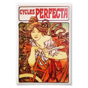 Cycles Perfecta von Alphonse Mucha Fotodruck