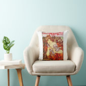 Cycles Perfecta von Alphonse Mucha Kissen (Stuhl )