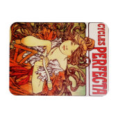 Cycles Perfecta von Alphonse Mucha Magnet (Horizontal)