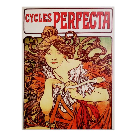Cycles Perfecta von Alphonse Mucha Poster (Vorderseite)