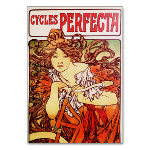 Cycles Perfecta von Alphonse Mucha Tischnummer