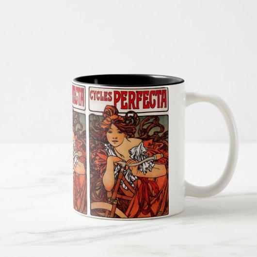 " Cycles Perfecta " Zweifarbige Tasse (Rechts)