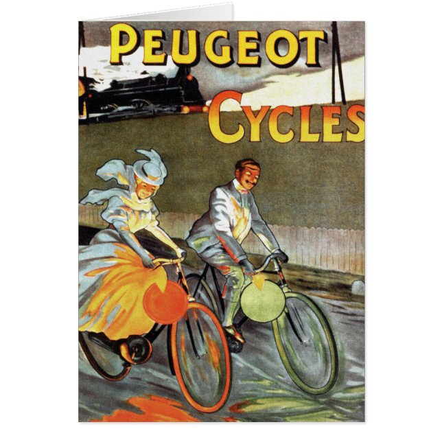 Cycles Peugeot Vintag Bicycle Art (Vorne)