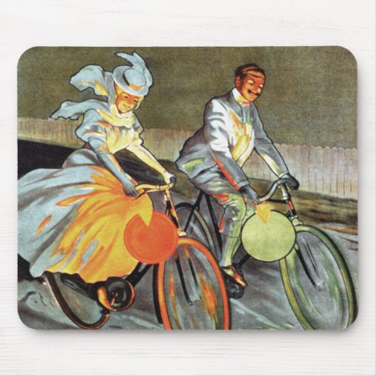 Cycles Peugeot Vintag Bicycle Art Mousepad (Vorne)