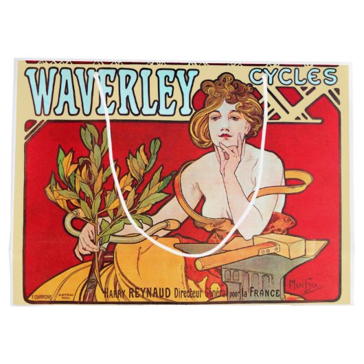 Cycles Waverley, Mucha Große Geschenktüte (Rückseite)