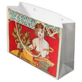 Cycles Waverley, Mucha Große Geschenktüte (Rückseite Schrägansicht)