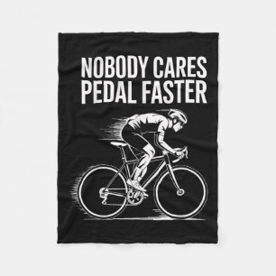 Cyclientziffer Motivierend Design Niemand kümmert Fleecedecke