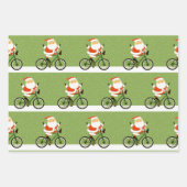 Cycling Bicycle Holiday Gift Geschenkpapier Set (Vorderseite)