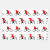 Cycling Bicycle Holiday Gift Geschenkpapier Set (Vorderseite 3)