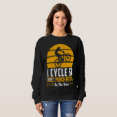 Cycling Biking Triathlon Workout Train Bike Athlet Sweatshirt (Vorne ganz)