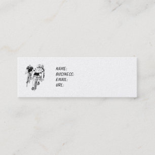 Cycling Business Card Mini Visitenkarte
