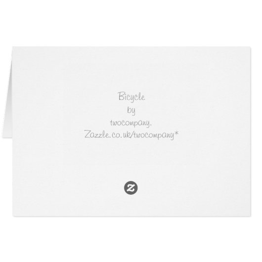 CYCLING card (Rückseite Horizontal)