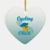 Cycling Chick #3 Keramikornament (Vorne)