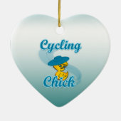 Cycling Chick #3 Keramikornament (Hinten)