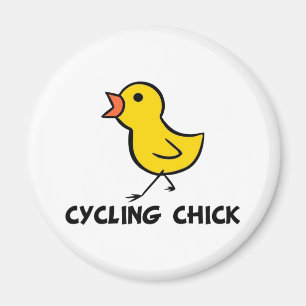 Cycling Chick Magnet