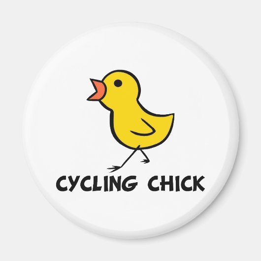 Cycling Chick Magnet (Vorne)