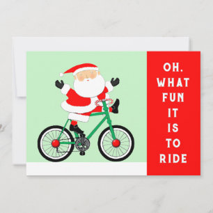 Cycling Christmas Feiertagskarte