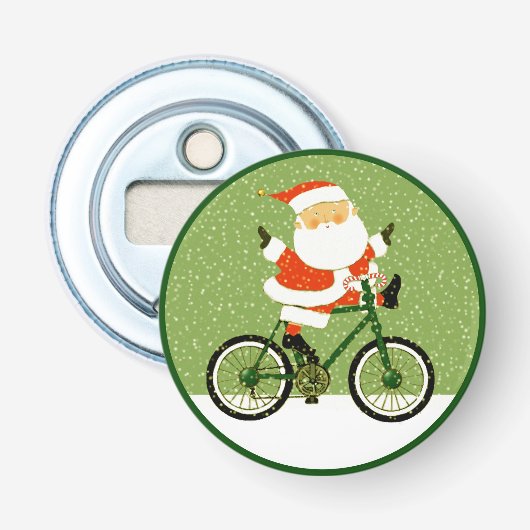 Cycling Christmas Flaschenöffner (Vorderseite)