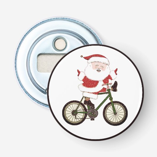 Cycling Christmas Flaschenöffner (Vorderseite)
