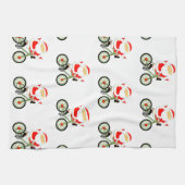 Cycling Christmas Geschirrtuch (Horizontal)