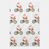 Cycling Christmas Geschirrtuch (Vertikal)