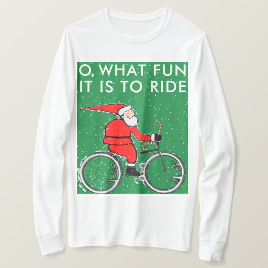 Cycling Christmas T-Shirt (Design vorne)