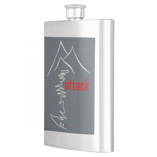 Cycling Climb, Angriff Flachmann (Links)